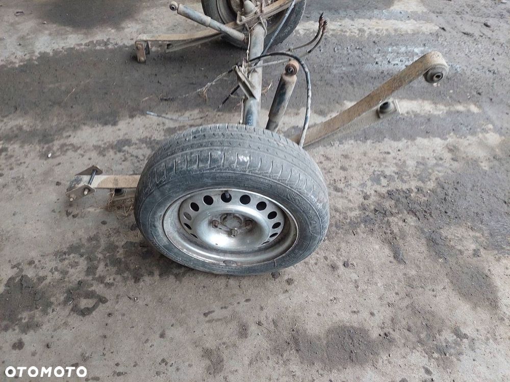 OŚ BELKA ZAWIESZENIA TYŁ + RESORY + KOŁA NA PRZYCZEPKĘ SEAT INCA I - 5