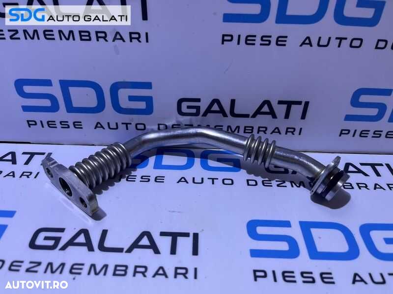 Teava Conducta Retur Ulei Turbo Turbina Turbosuflanta VW Polo 6R 1.6 TDI 2010 - 2018 Cod 04L145736E [M6169] - 1