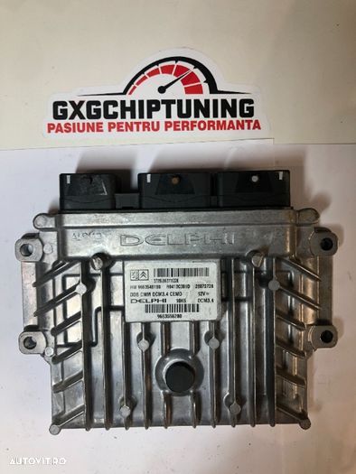 ECU calculator motor Peugeot 407 2.0 HDi HW 9663556280; 28072728 - 1
