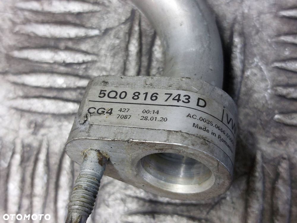 PRZEWÓD KLIMATYZACJI  PASSAT B8 LIFT 5Q0816741 5WB816738C 5Q0816743D - 4