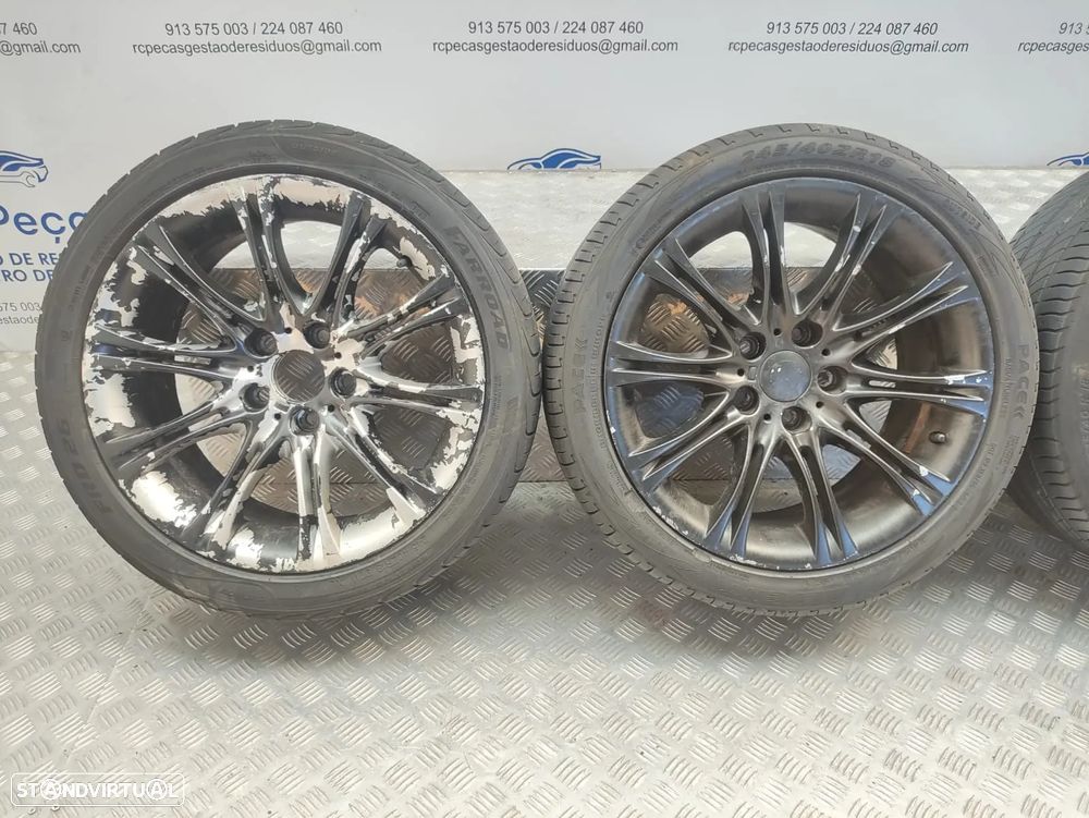 Conjunto Jantes Originais 18 BMW Serie 5 E60 E61 LCI 8J ET20 5x120 - 7