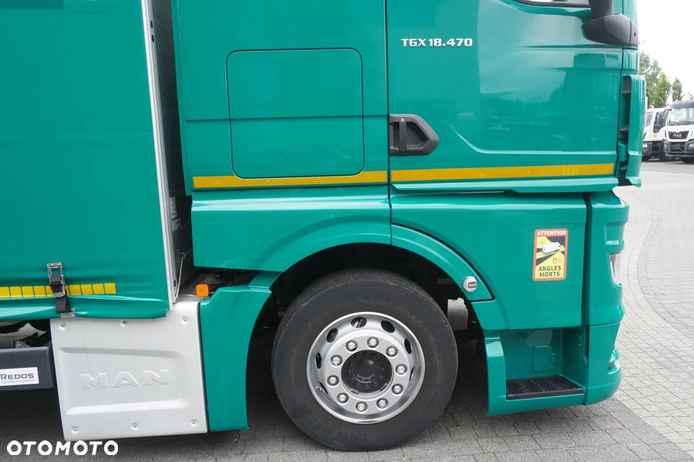 MAN TGX 18.470 / Zestaw / Przyczepa 19 EPAL / Firanka 19 EPAL / 2022 / Retarder / 15 sztuk - 21