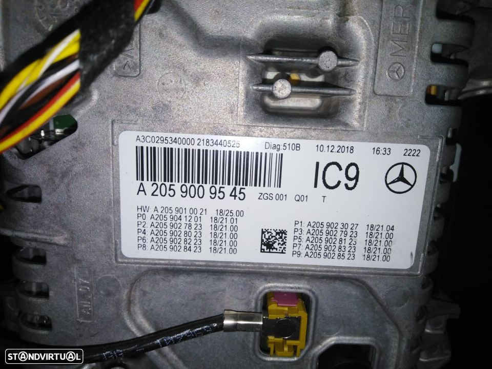 Display Digital Mercedes C220 W205 Ref.: A2059009545 - 2