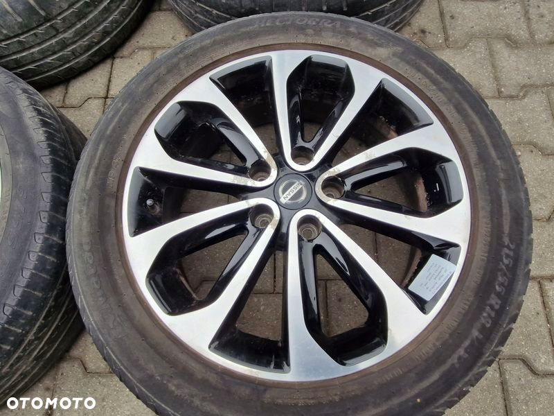 NISSAN QASHQAI 2 II J11 FELGI ALUMINIOWE ALUFELGI 18 CALI 5x114.3 6,5Jx18 - 2