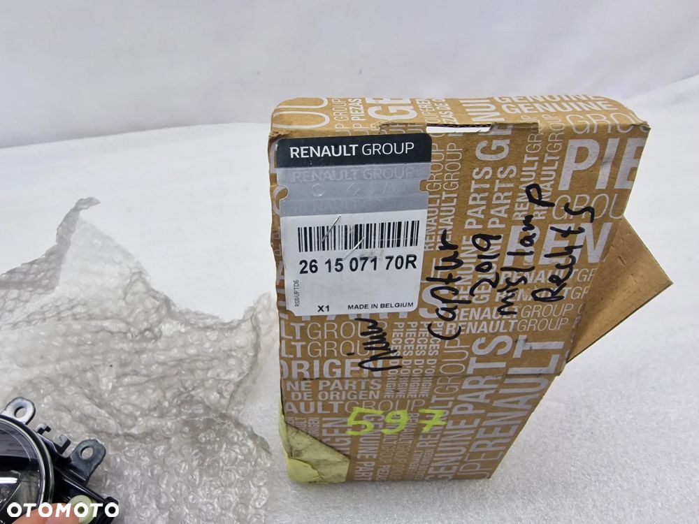 RENAULT CLIO IV / CAPTUR 16- NOWY ORYGINALNY PRAWY HALOGEN LED / DRL , NR 261507170R , NR AUKCJI LA597 - 4