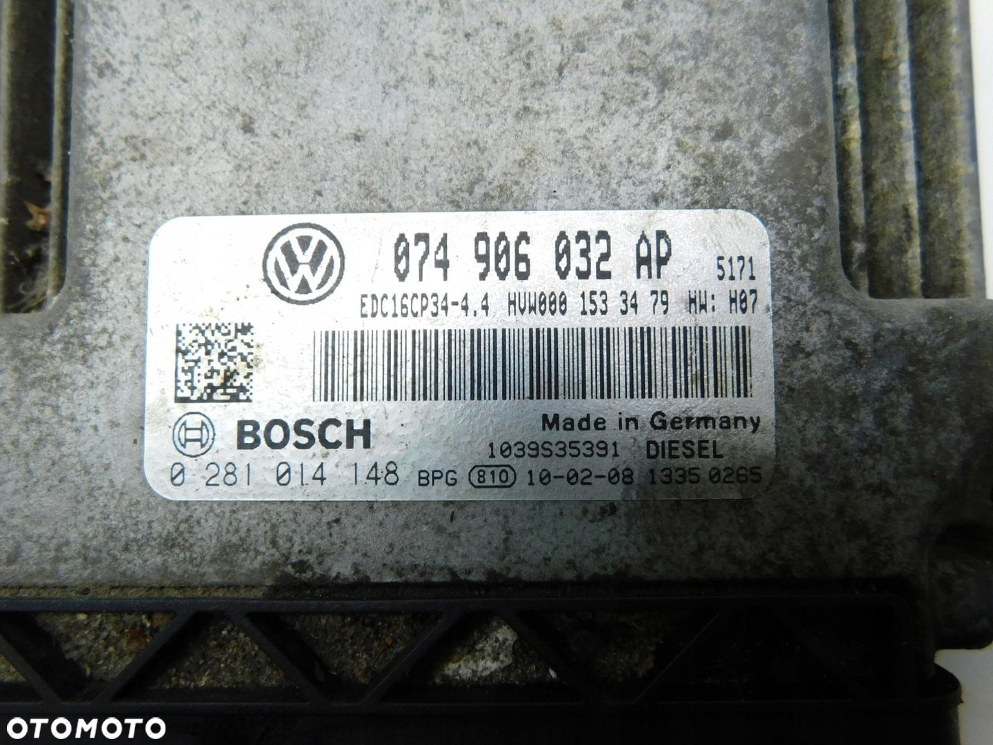 KOMPUTER SILNIKA - VW CRAFTER 2.5 TDI 0281014148 074906032AP - 4
