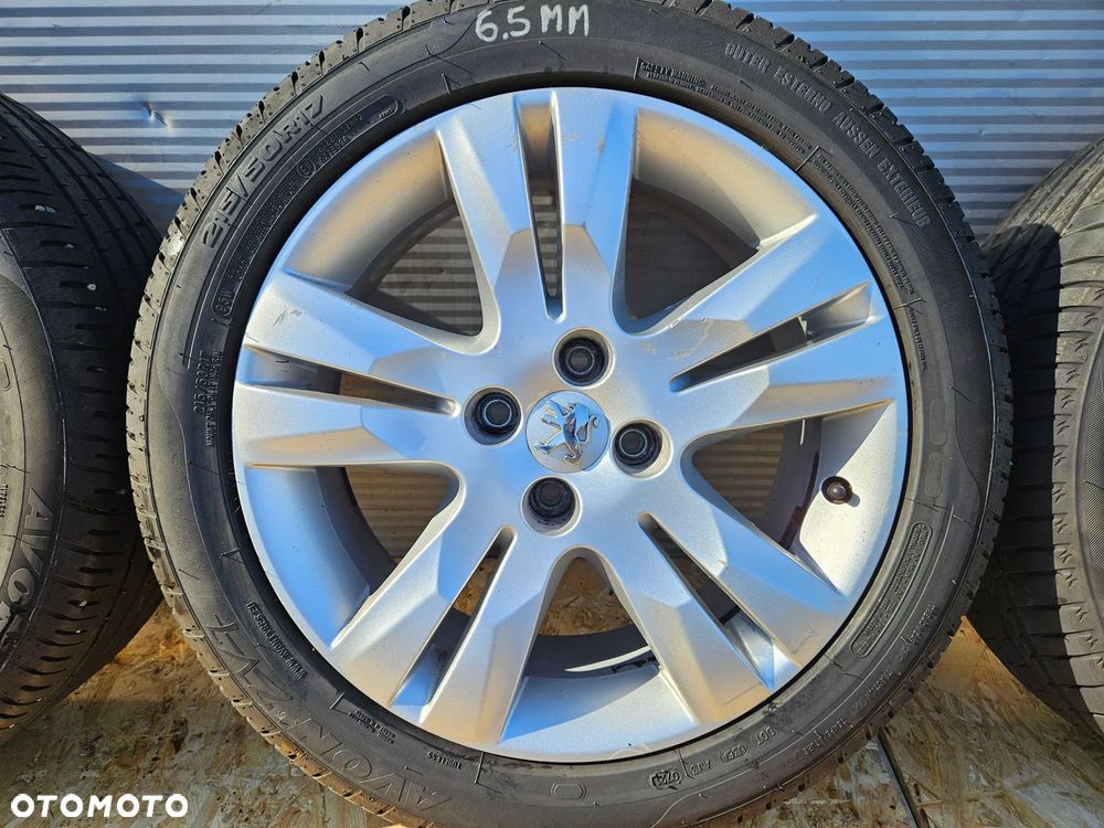 peugeot 3008 5008 koła felgi aluminiowe 17 9675498677 - 6