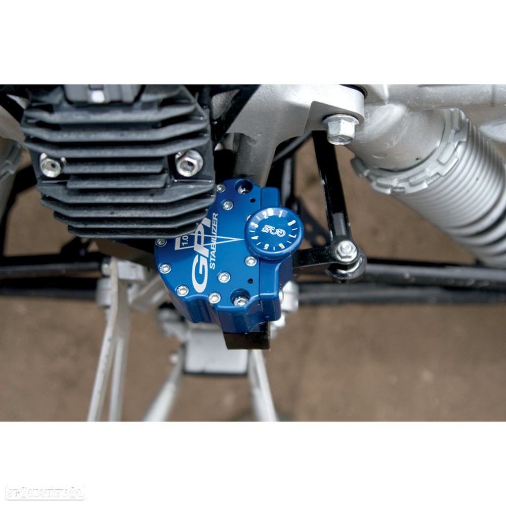 gpr steering stabilizer atv honda trx 450 black - 2