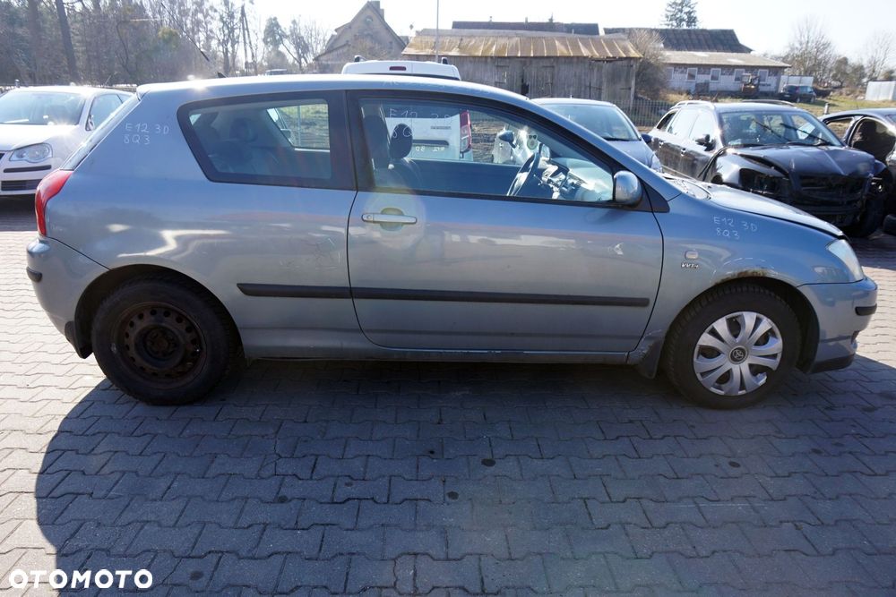 TOYOTA COROLLA E12 3D HB 8Q3 1.4 16V KM SREBRNY na części - 6