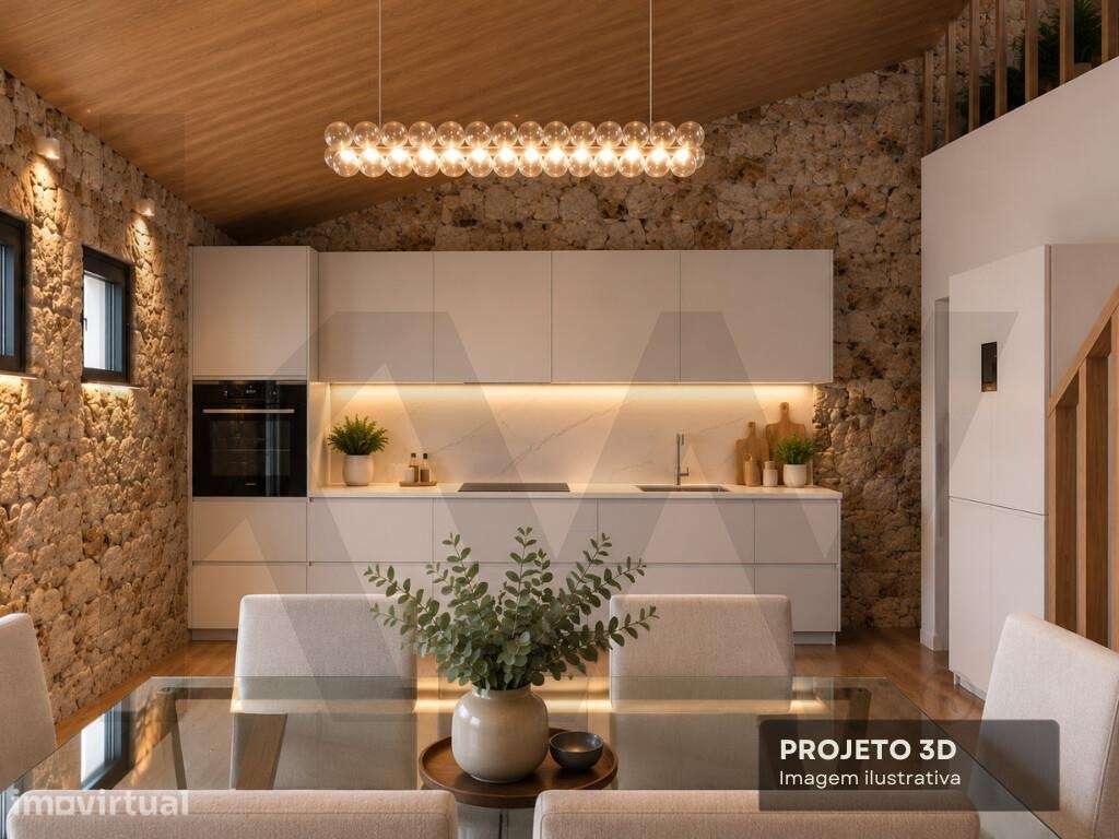 Moradia T2 com Mezzanine | Projeto Aprovado em Terras de Bouro - Grande imagem: 5/21