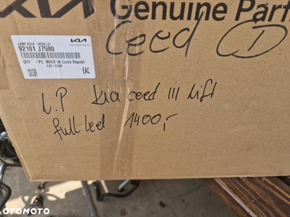 Lampa lewa przednia Kia ceed III lift ful ledLampa lewa przednia Kia ceed III lift ful led - 8