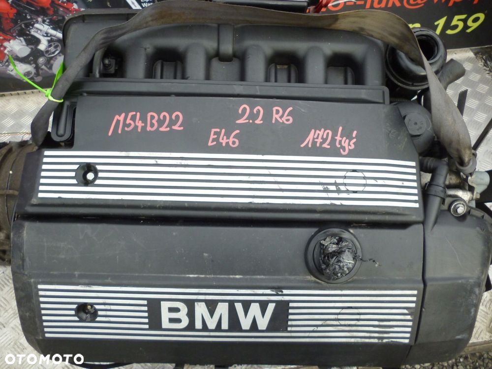 SILNIK KOMPLETNY BMW E46 2.2 R6 M54B22 172 TYS - 2