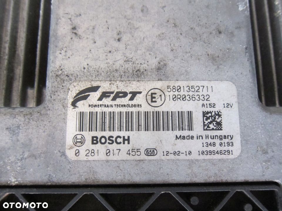 STEROWNIK SILNIKA IVECO DAILY 06-13R 0281017455 - 2