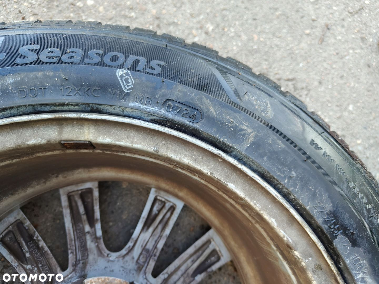 BMW F11 14R OPONY ALUFELGI 17 6780720 225/55R17 - 7