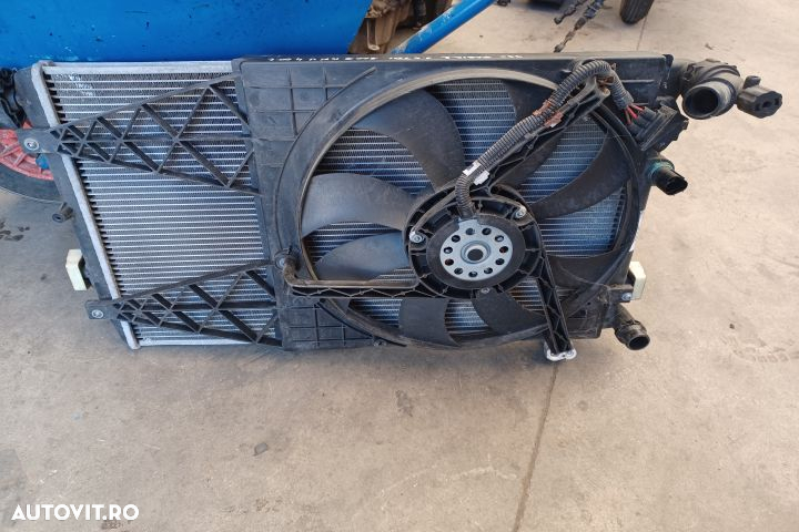 Radiator apa racire motor SET 6Q0121253R Skoda Fabia 5J  [din 2007 pa - 3