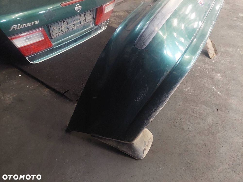 KOMPLETNY TYŁ KLAPA BAGAŻNIKA ZDERZAK LAMPY ALMERA N15 LIFT SEDAN DP1 - 6