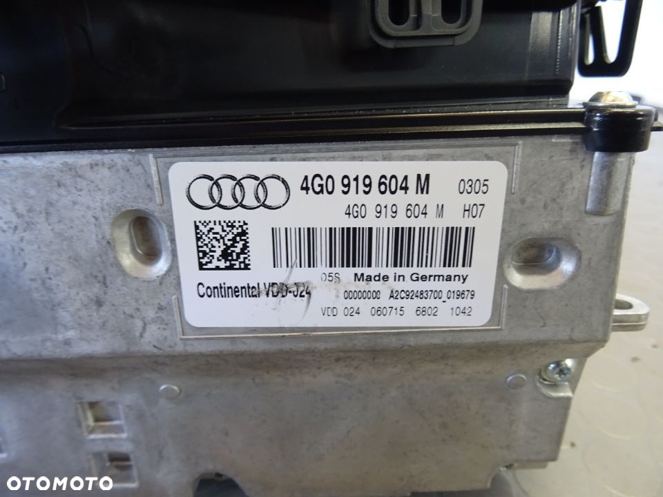 4G0919604M monitor HEAD UP wyswietlacz  Audi A6 C7 A7 czesci - 2