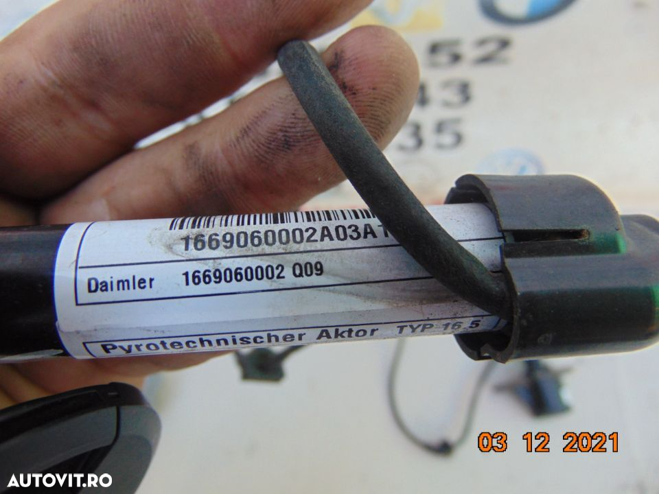Capsa capota mercedes ML W166 2011-2019 capse capota Mercedes GLE X166 GL actuator capota - 2