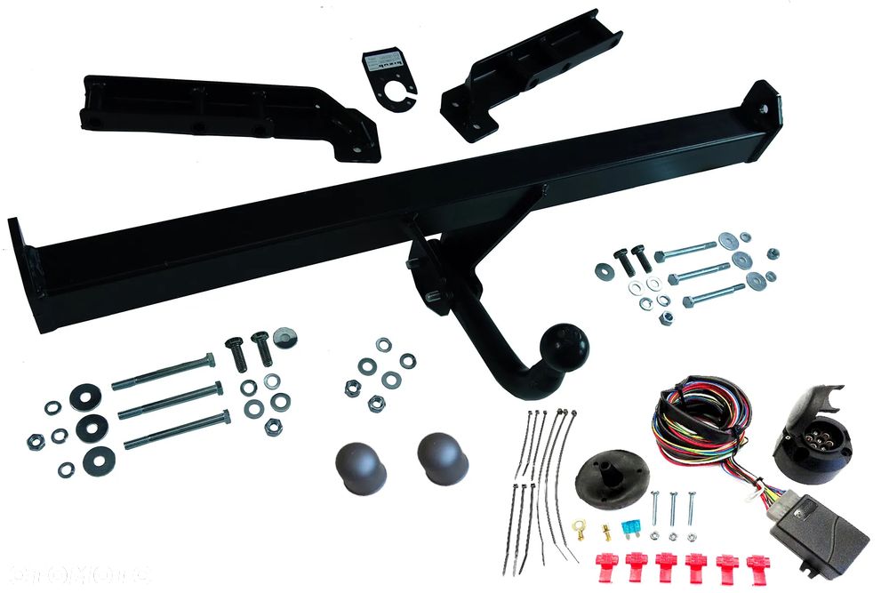 VW VOLKSWAGEN PASSAT B5 3B KOMBI+SEDAN LIMUZYNA 4d 1996-2005 HAK HOLOWNICZY+MODUŁ7PIN - 3