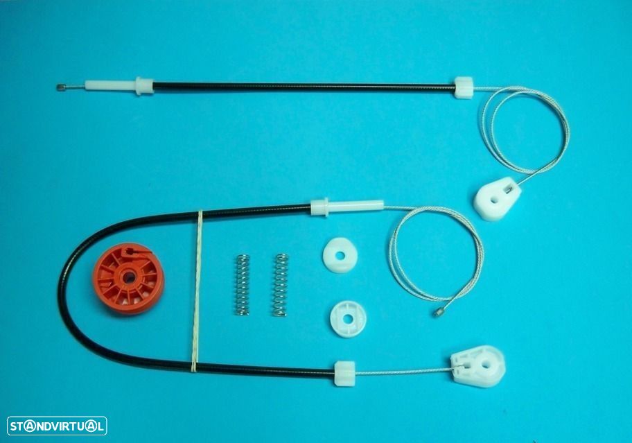 kit reparação elevador dos vidros Peugeot 307 cabrio cc  trás  NOVO - 1