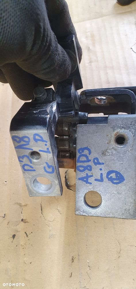 Zawias zawiasy drzwi lewy przód para Audi A8 D3 - 5