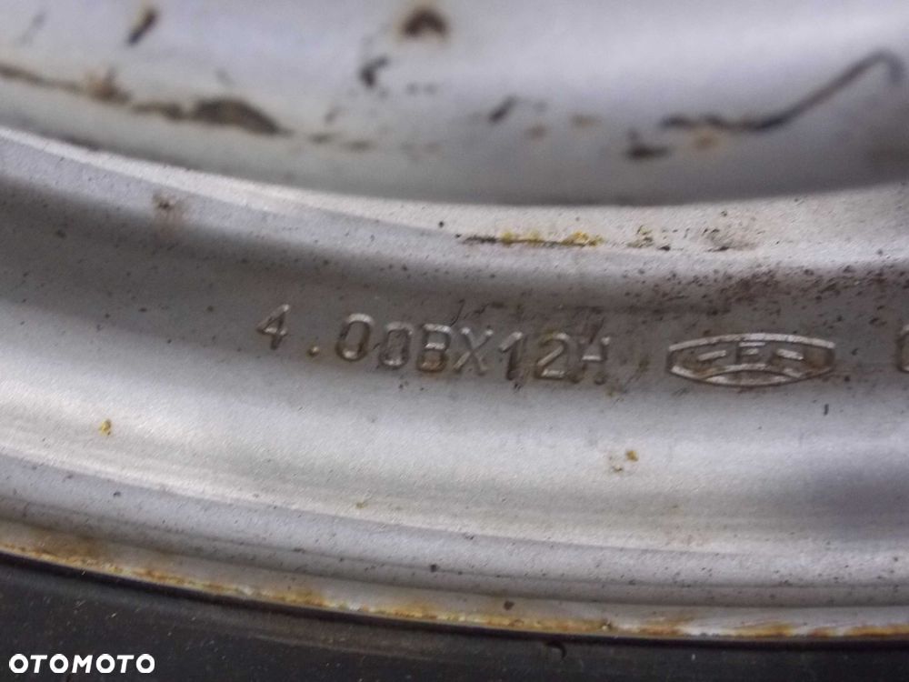 PIAGGIO PORTER DAIHATSU HIJET 96-16 KOLO FELGA STALOWA 4X110 4X12H 155R12C - 6