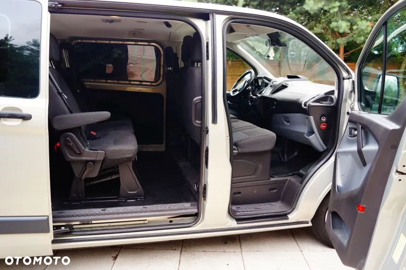 Ford Transit Custom Long Brygadówka 6 Osób 2 x Klima Bogata Opcja Salon Pl  155 Koni Faktura Vat - 21