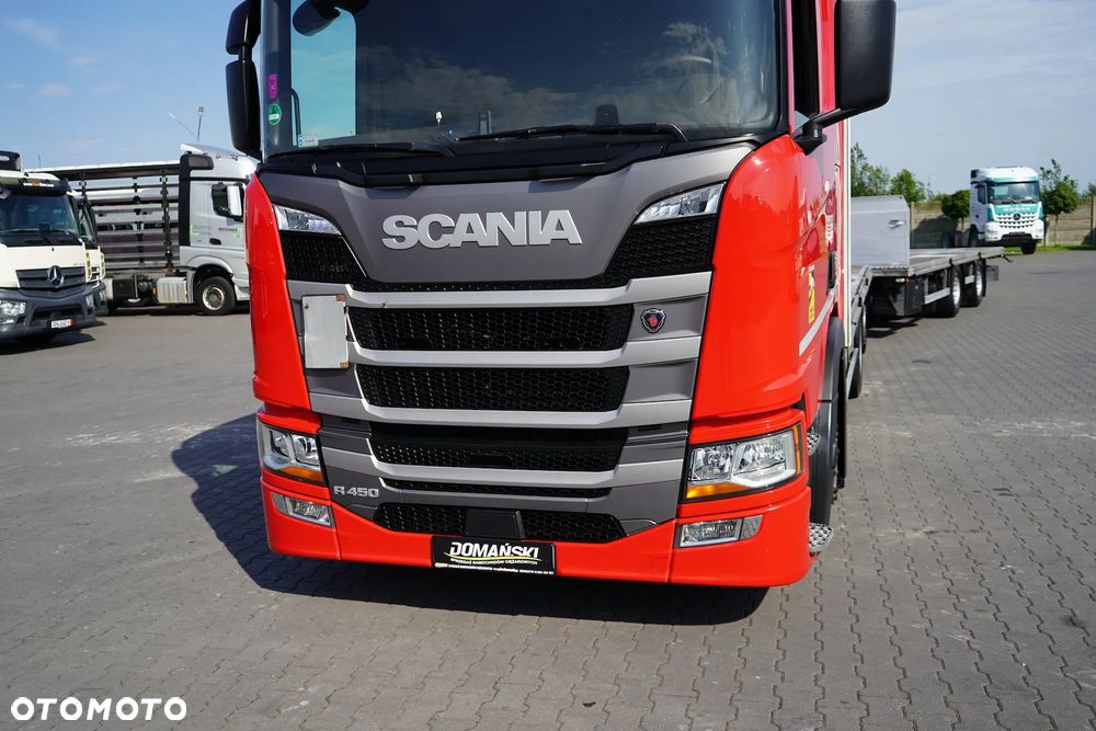 Scania R 450 / ACC / E 6 / ZESTAW PRZEJAZDOWY / PLATFORMA 2 X 7,75 M / RETARDER - 34