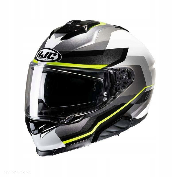 Kask Hjc I71 Nior Grey/yellow roz.L, kask integralny Ece 22.06