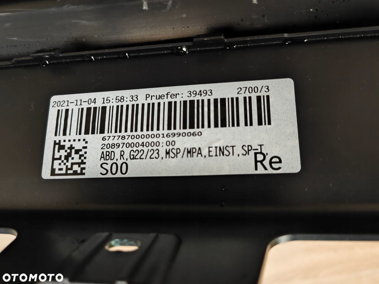 NAKŁADKA PROGOWA PRAWA BMW 4 G22 G23 COUPE M-PAKIET 8075868 C4E 26km - 13
