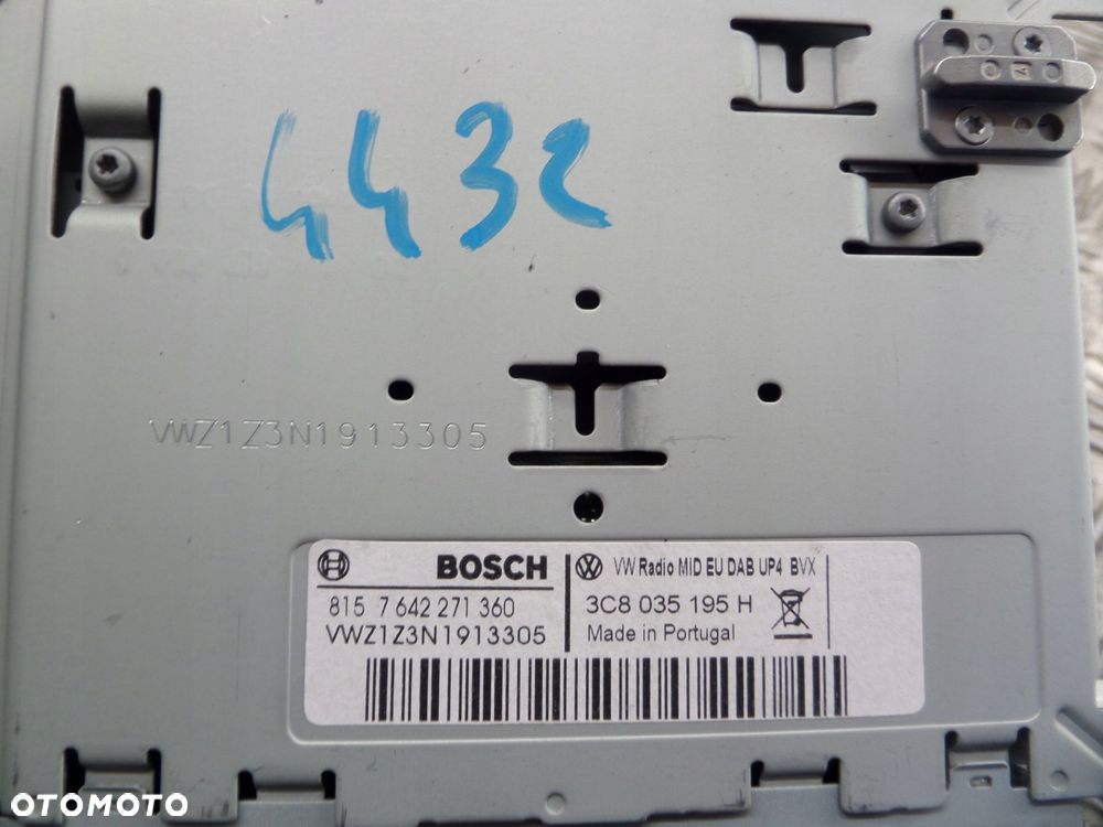 radio volkswagen oe 3c8035195h - 5