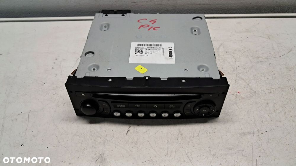 citroen c4 i picasso lift radioodtwarzacz oryginalne radio 98041616xt - 1