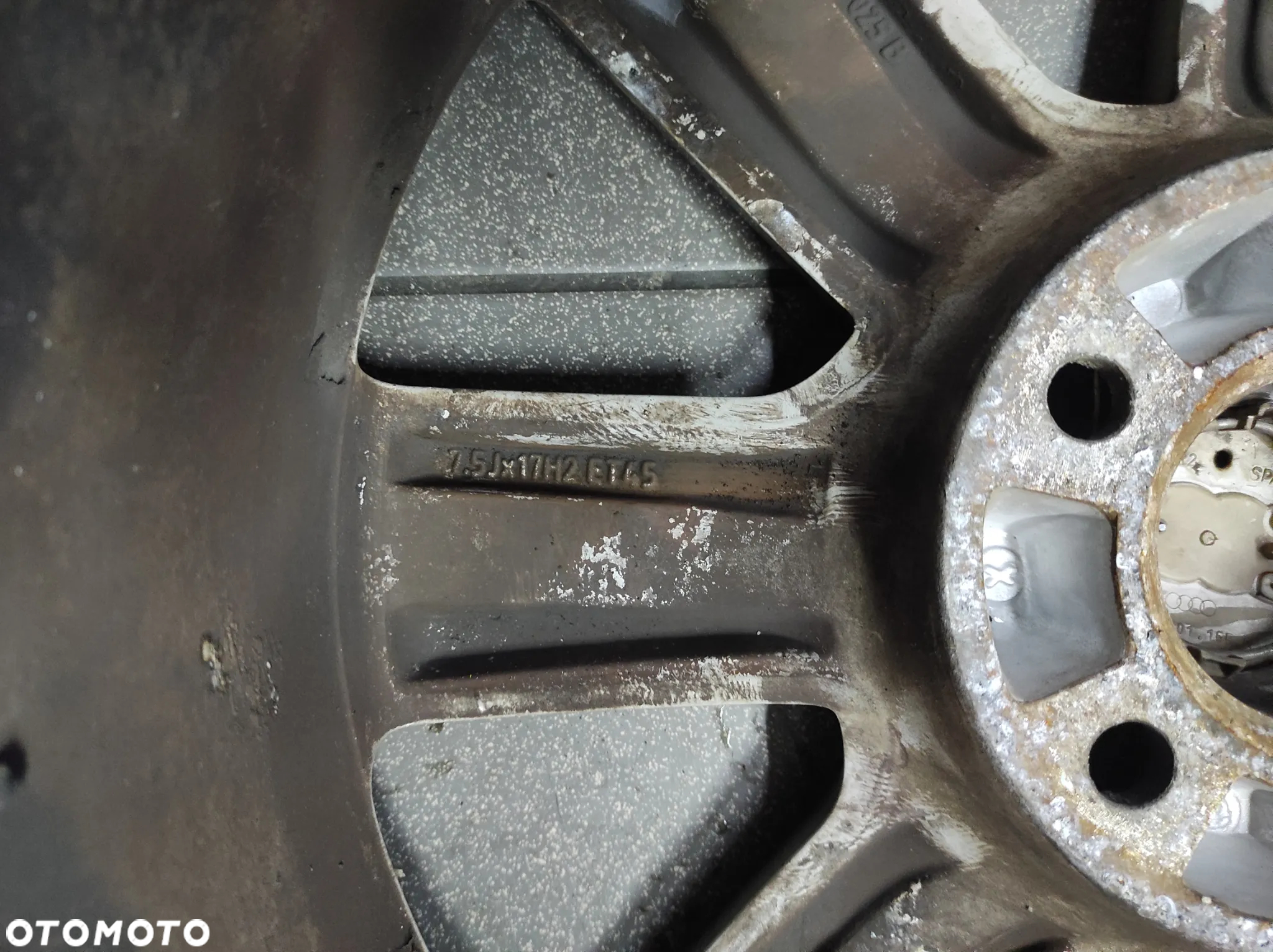 ORYGINALE FELGI ALUFELGI KOŁA 7.5J x 17 H2 ET45 AUDI A4 B8 A5 8T Q5 8R S-LINE 8K0601025B WYSYŁKA !!!! - 4