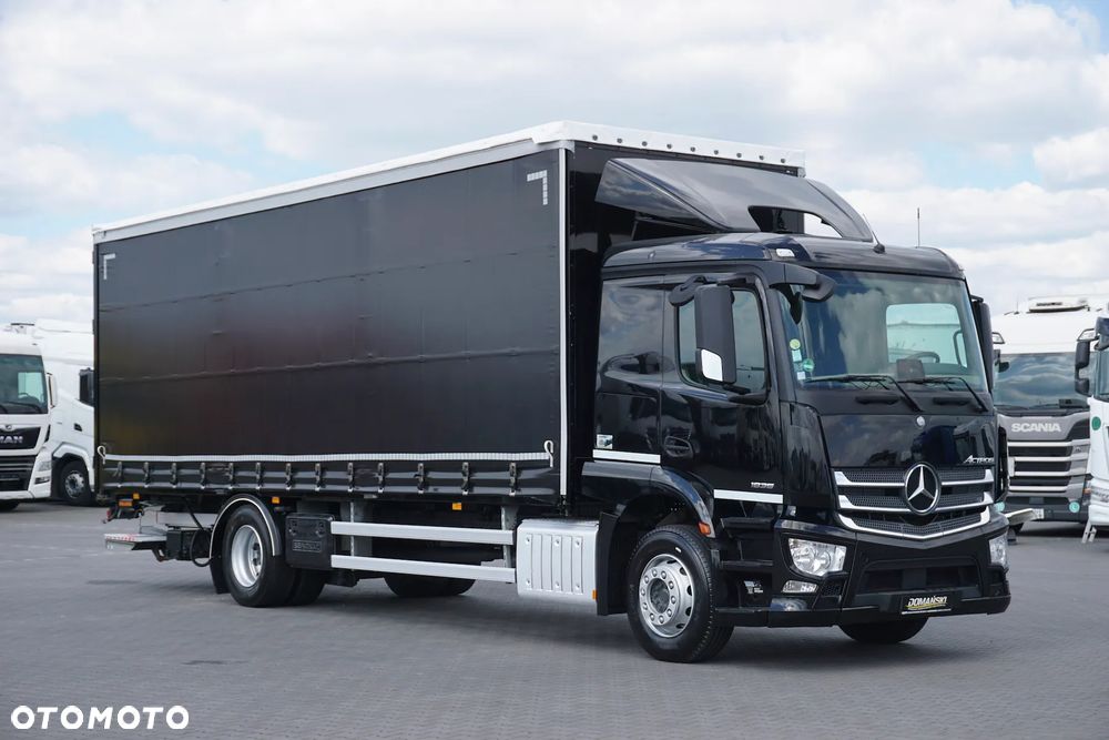 Mercedes-Benz ACTROS / 1835 / ACC / E 6 / FIRANKA + WINDA / 21 PALET / DŁ. 8,4 M - 1