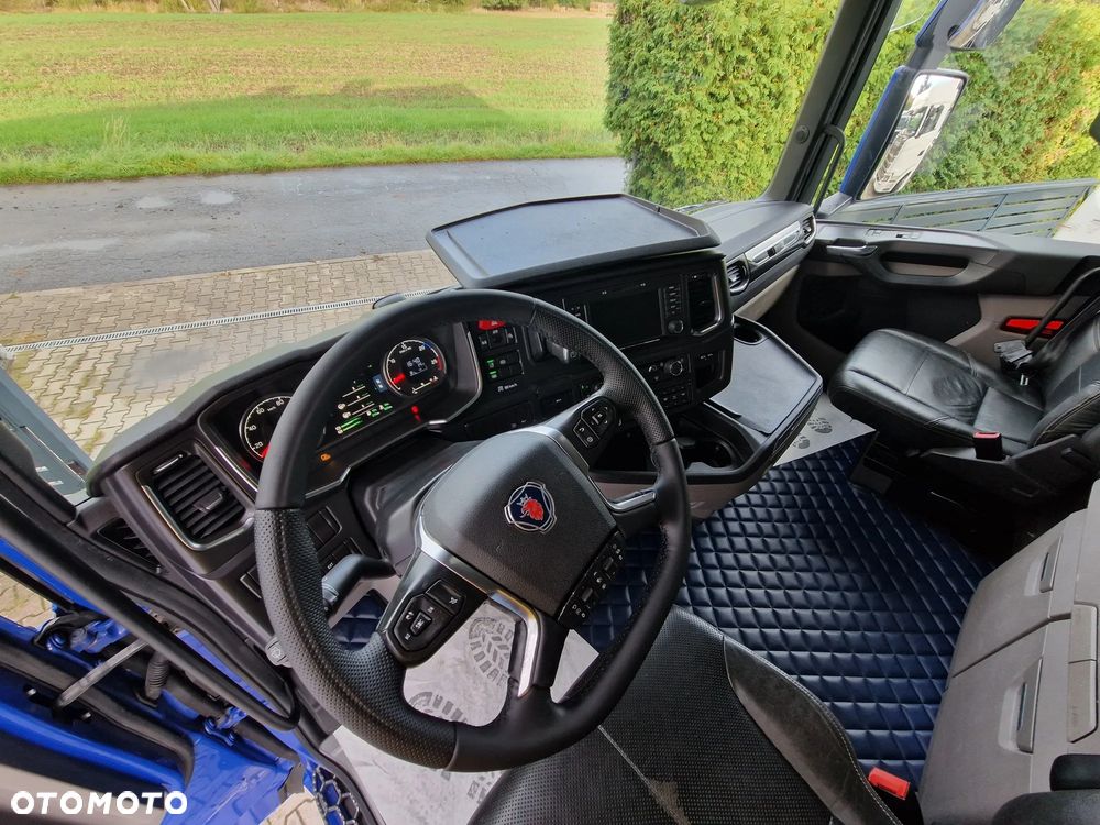 Scania S500 Full 6-AIR Nowe Opony Alu Felgi TV Skórzane fotele Osłony międzyosiowe/JVG Gliwice - 24