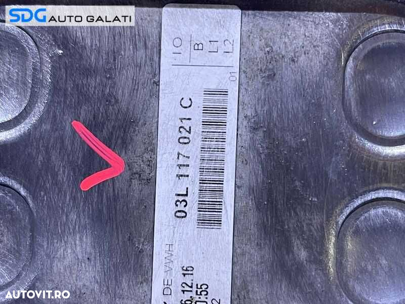 Termoflot Radiator Racitor Ulei Skoda Rapid 1.6 TDI CAYB CAYC CLNA 2013 - 2022 Cod 03L117021C - 3