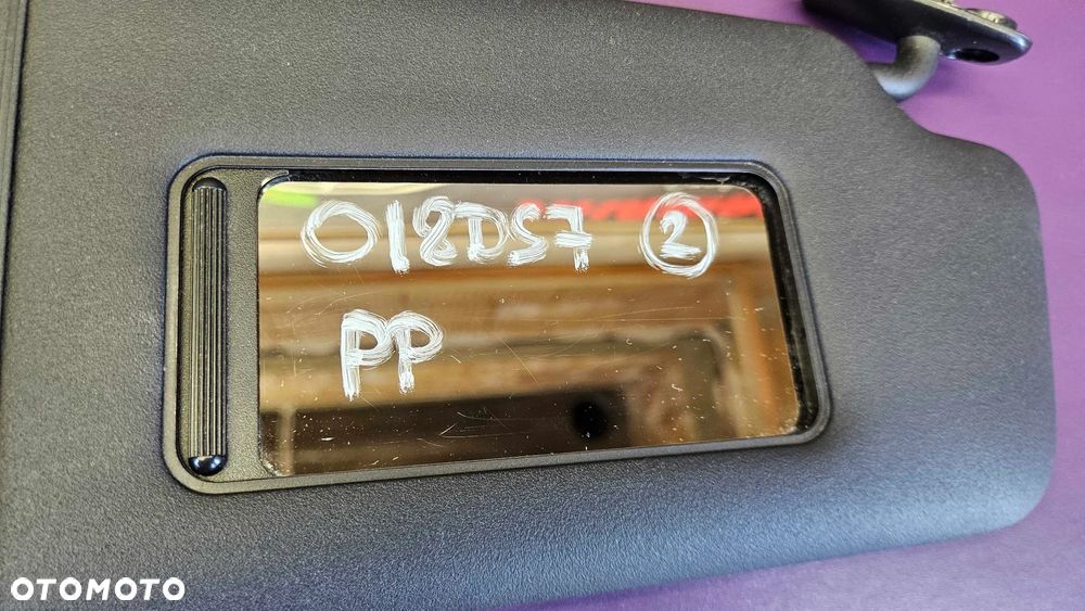 Daszek Słonecznik 8E0857551/551A 8E0857552/552A Czarne S-Line Osłona Przeciwsłoneczna Komplet Podświetlanie AUDI A4 B6 B7 - 23