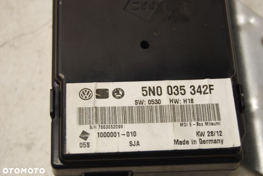 MODUŁ STEROWNIK INTERFACE 5N0035342F SKODA OCTAVIA II LIFT SEAT VW AUDI - 3
