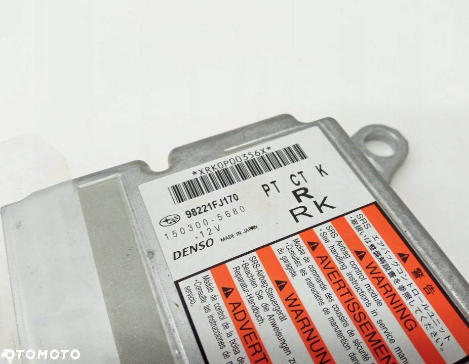 MODUŁ STEROWNIK PODUSZEK SUBARU XV I 98221FJ170 - 4