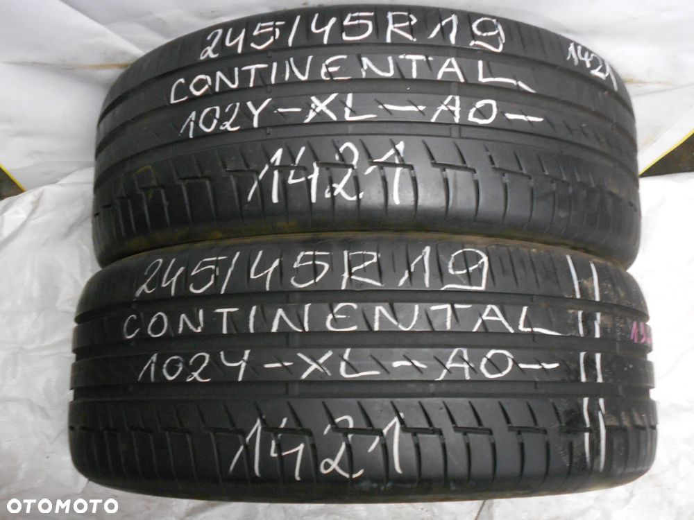 OPONY 245/45R19 CONTINENTAL PREMIUM CONTACT 6 XL AO DOT 1421 7.1MM - 1