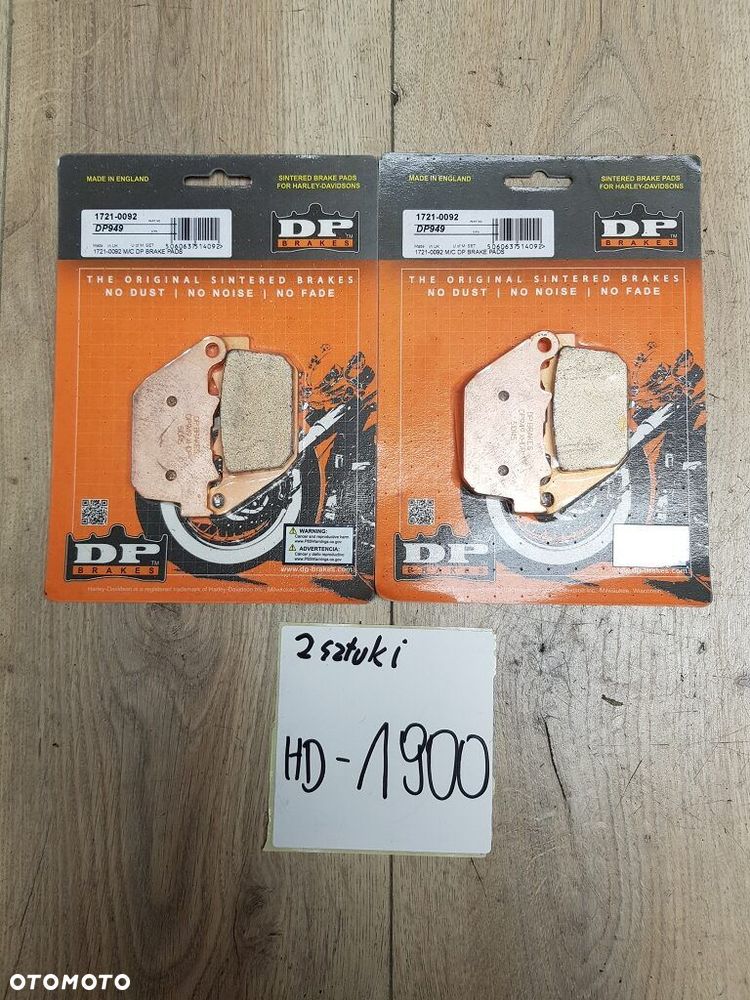 Klocki hamulcowe na tył DP949 1721-0092 Harley Davidson Sportster - 1