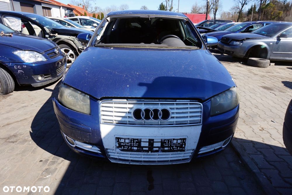 AUDI A3 8P 3D HB 2003 LZ5C 2.0 TDI BKD 140KM GRF NIEBIESKI na części - 8