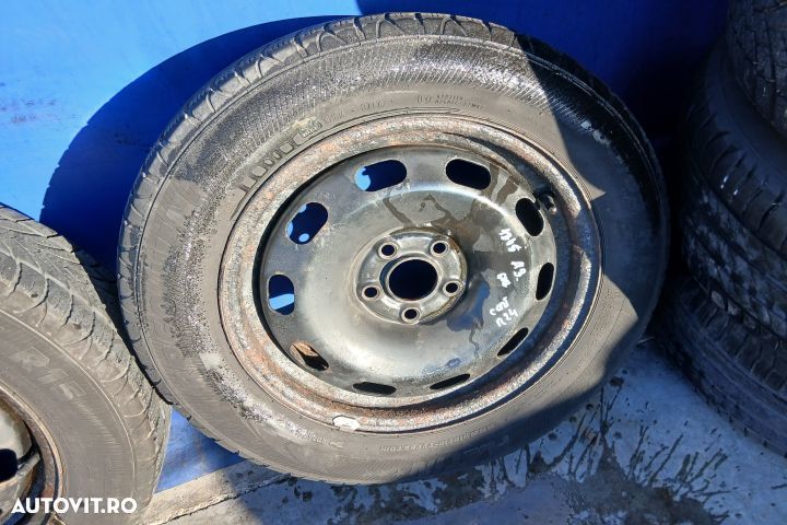 Jante tabla cu anvelope 15 - set 185/65 R15 1J0601027H ET38 6JX15H2 1 - 5