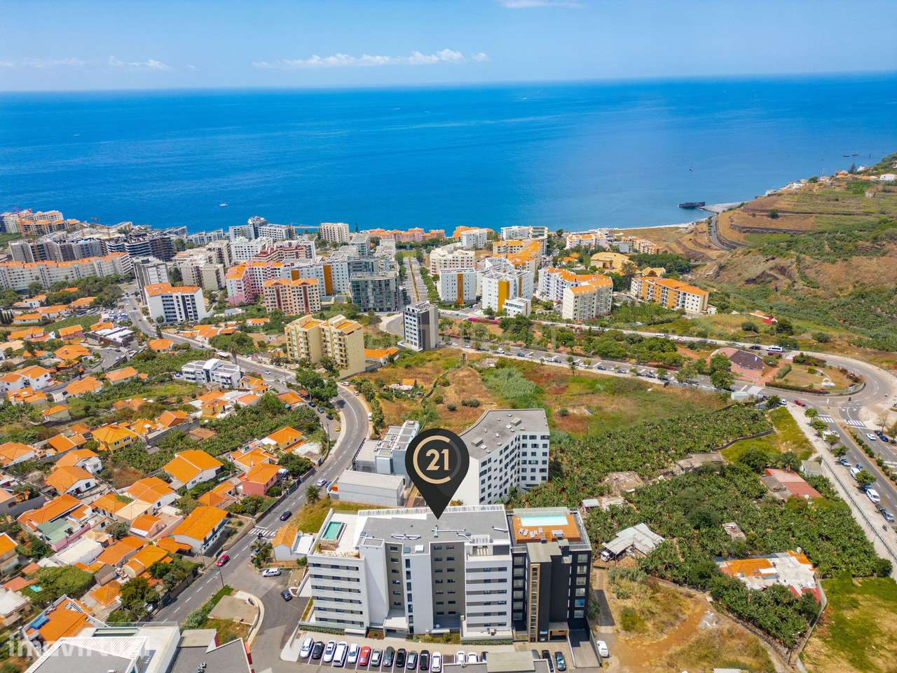 Apartamento T1 Novo a Estrear no Amparo – Vista Mar, Piscina e Ginásio - Grande imagem: 5/43