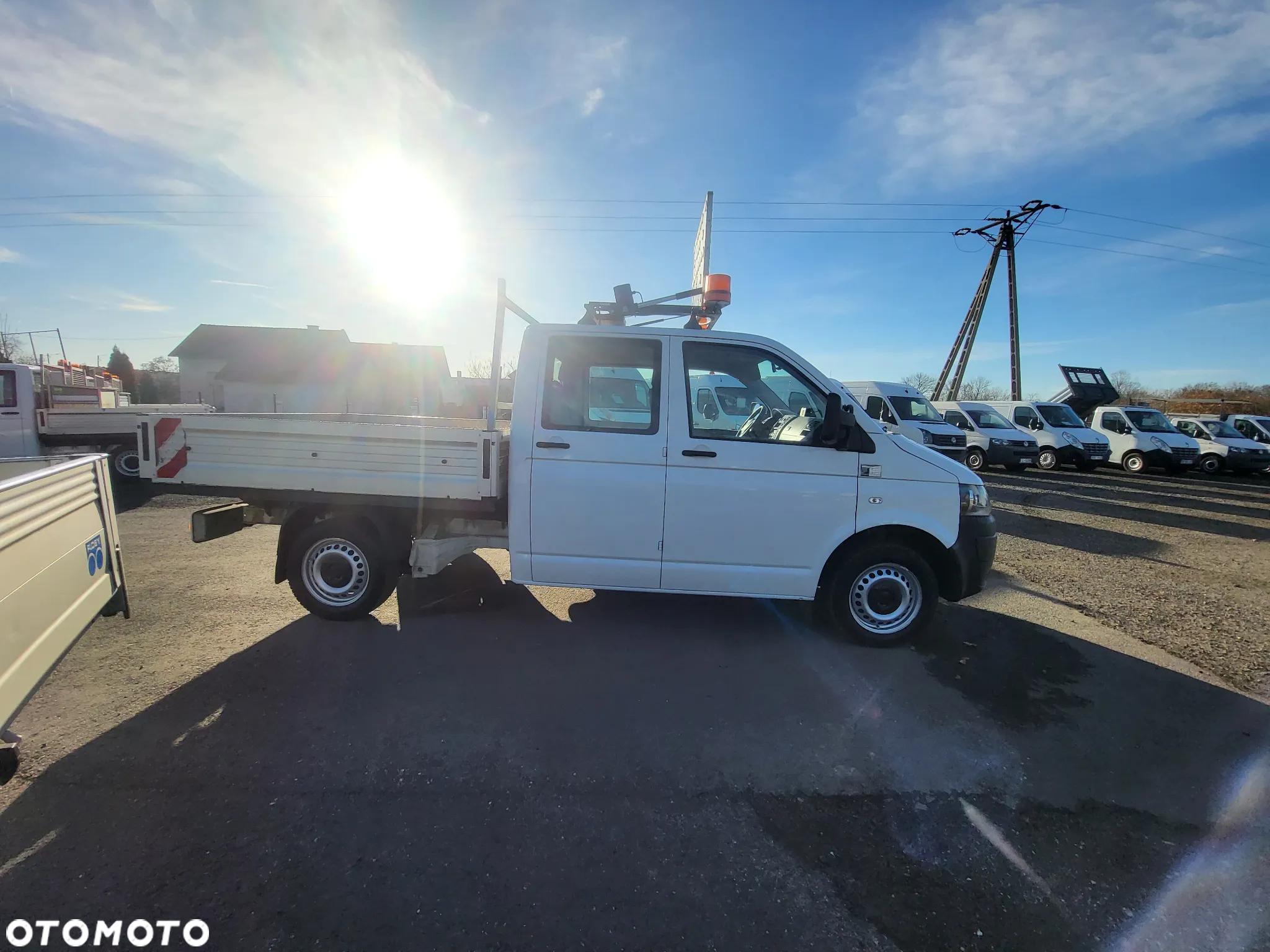 Volkswagen Transporter t5 lift doka super stan klima tablica świetlna - 3