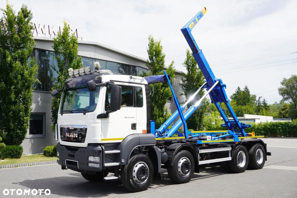 MAN TGS 35.400 8×4 E5 Hakowiec HYVA LIFT 32.56 SE - 1