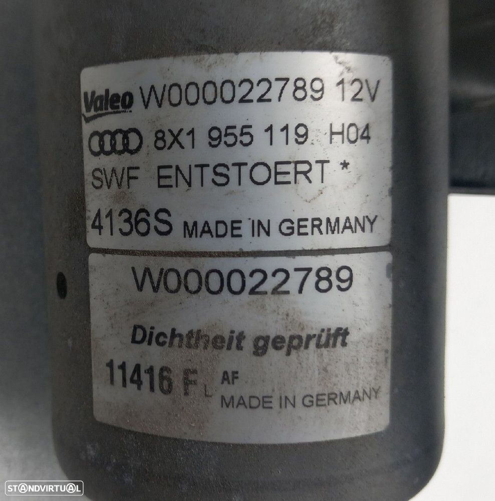 Motor limpa vidros frente AUDI A1 Sportback (8XA, 8XF) - 5