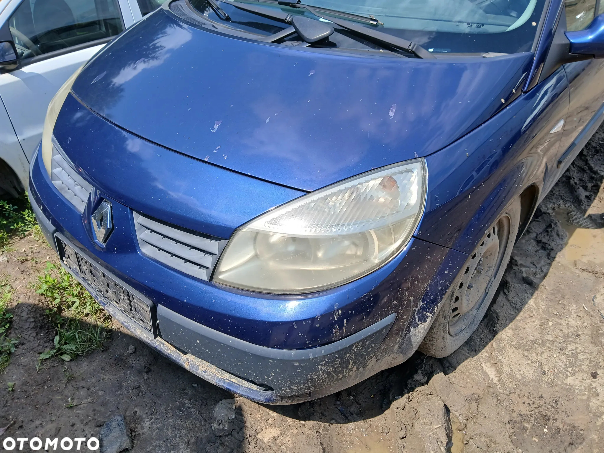 renault scenic II tef43 maska zderzak lampa grill błotnik drzwi zbiornik paliwa szyba lusterko - 2