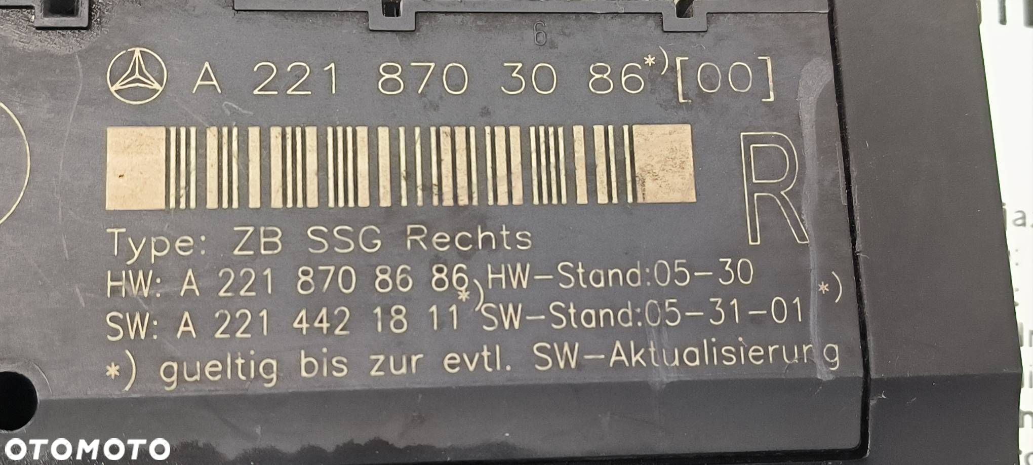 MODUŁ MERCDES-BENZ W221 A2218703086 - 3