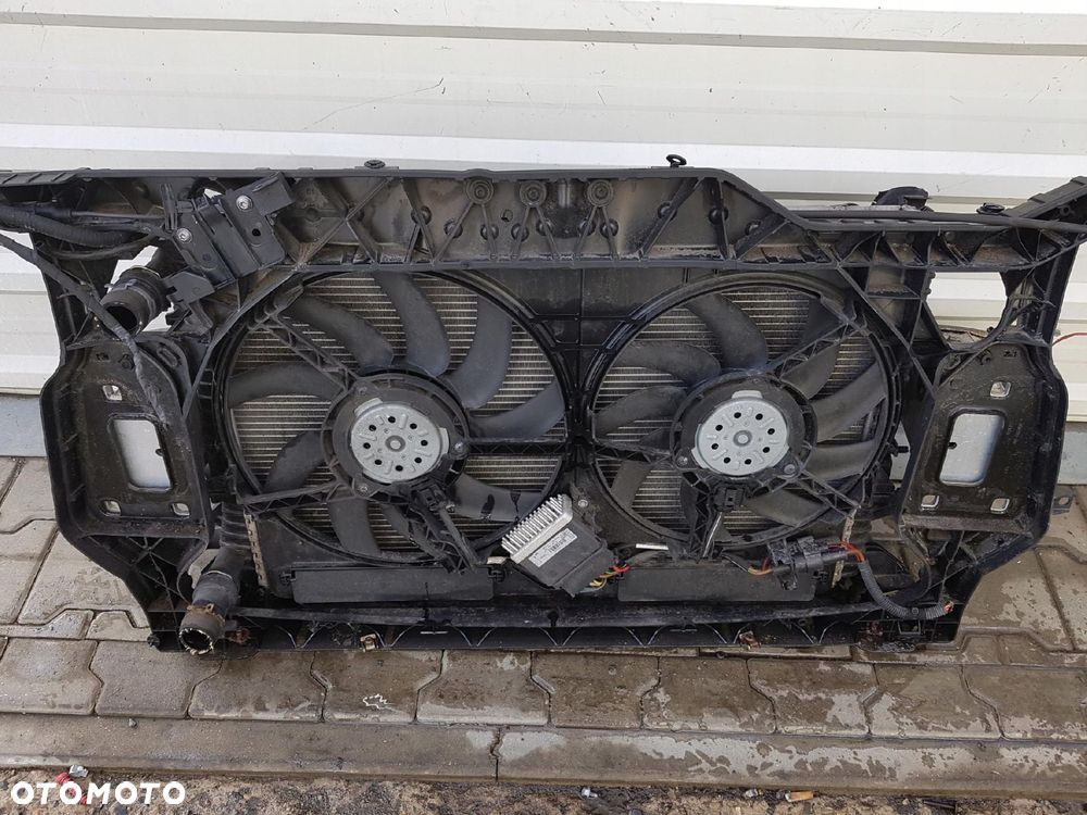 AUDI A4 B8 LIFT 11-15r 2.0 TDI PAS PRZEDNI CHŁODNICE WENTYLATORY MANUAL - 4